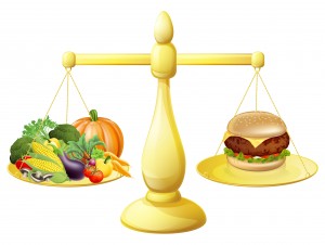 Healthy eating diet decision
