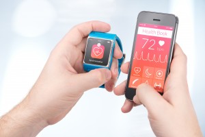 Data synchronization of health book between smartwatch and smart